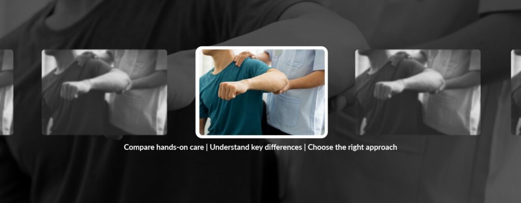 Manual Therapy vs Massage Therapy: What’s the Difference